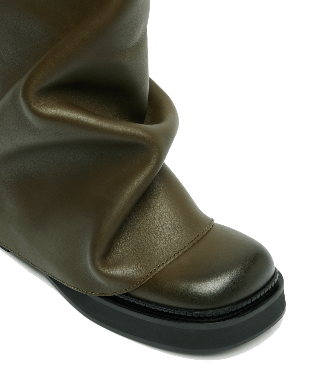 The Attico Robin Combat Green Fade Groen