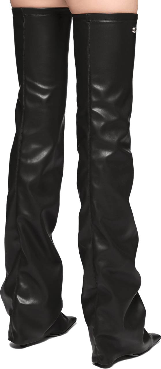 The Attico Robin Otk Thigh High Boots Black Zwart