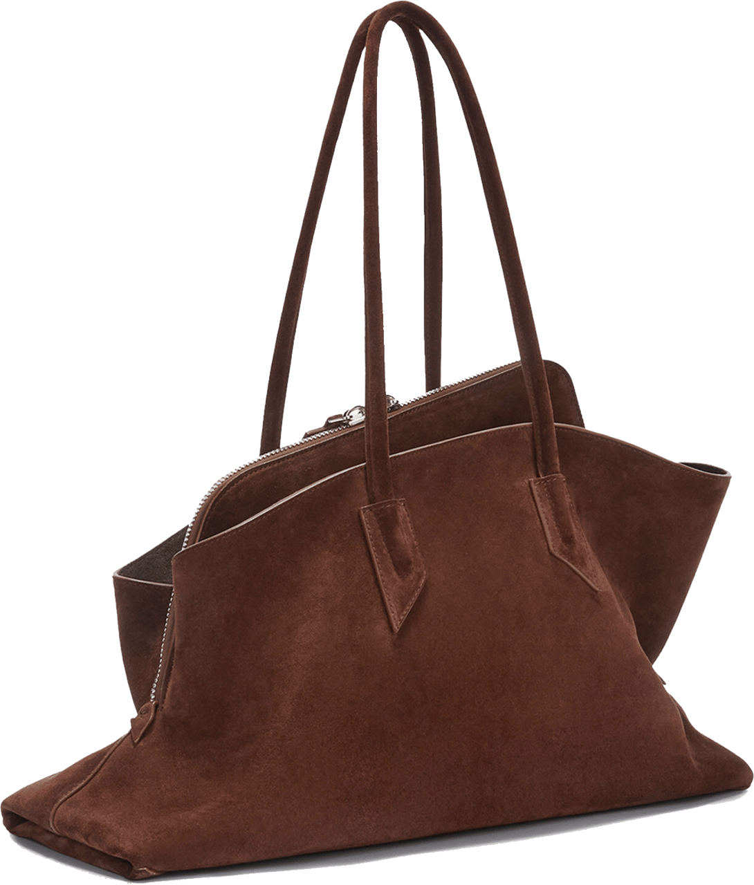 The Attico Le Passegiata Medium Light Choco Bruin