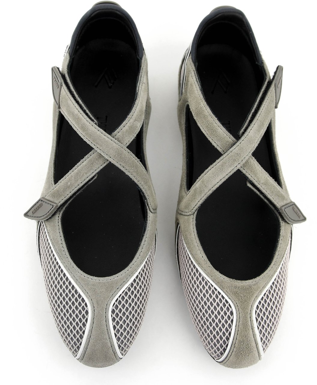 The Attico Floor 01 Ballerina Grey Grijs