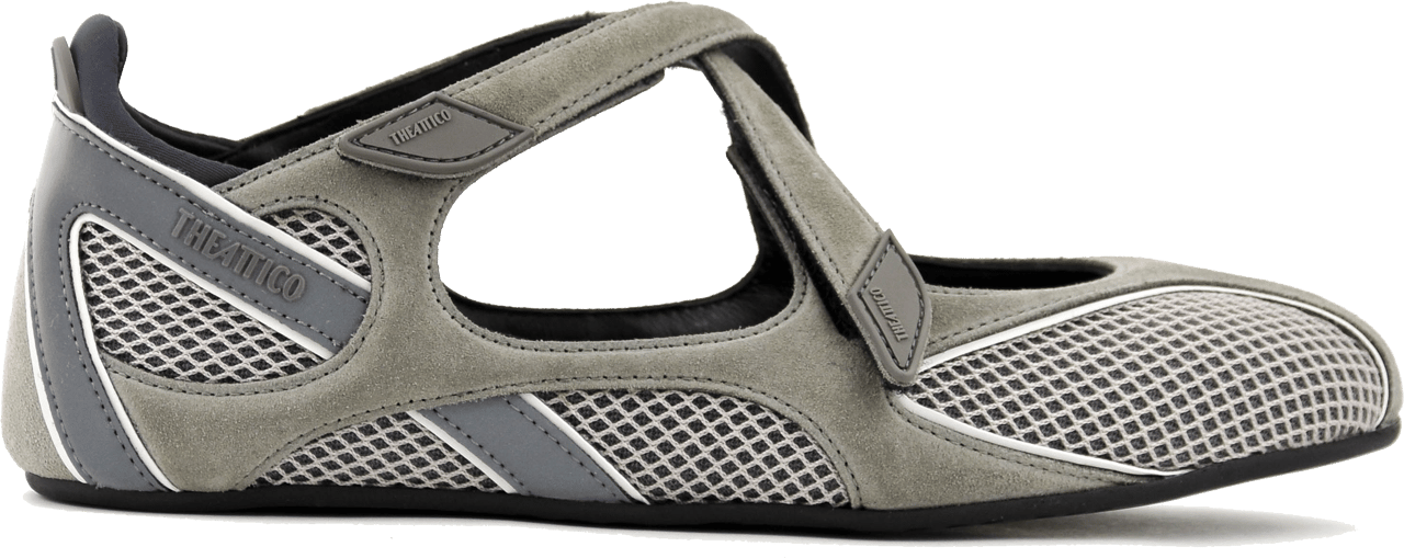 The Attico Floor 01 Ballerina Grey Grijs