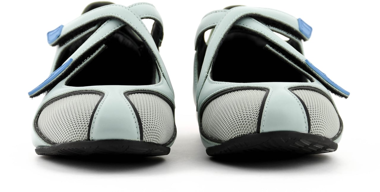 The Attico Floor 01 Ballerina Turquise Divers