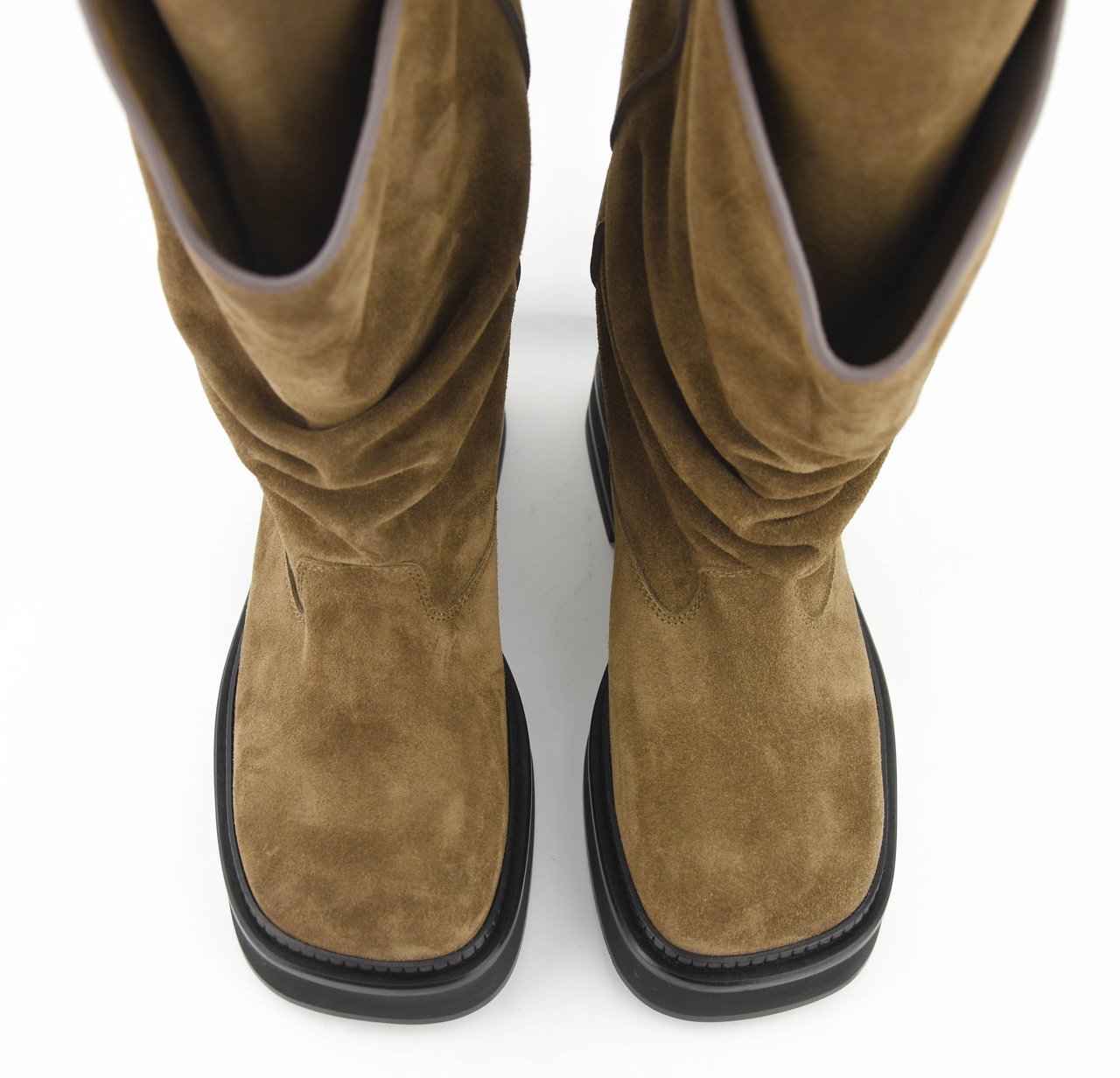 The Attico Le Passegiata Biker Boot Brown Bruin