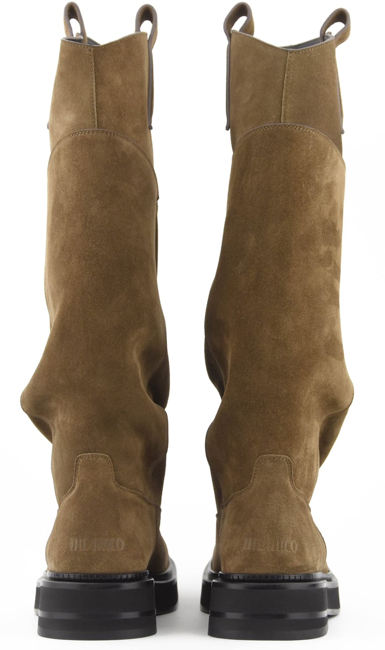 The Attico Le Passegiata Biker Boot Brown Bruin