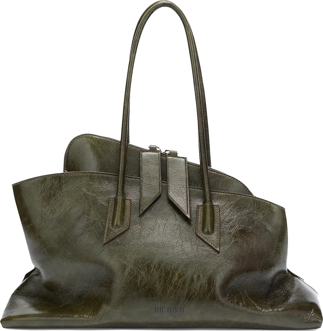 The Attico Le Passeggiata Medium Olive Groen
