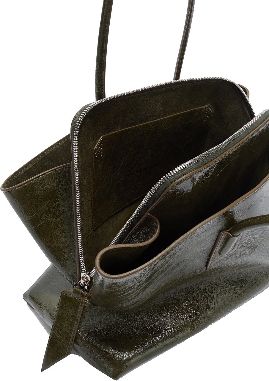 The Attico Le Passeggiata Medium Olive Groen