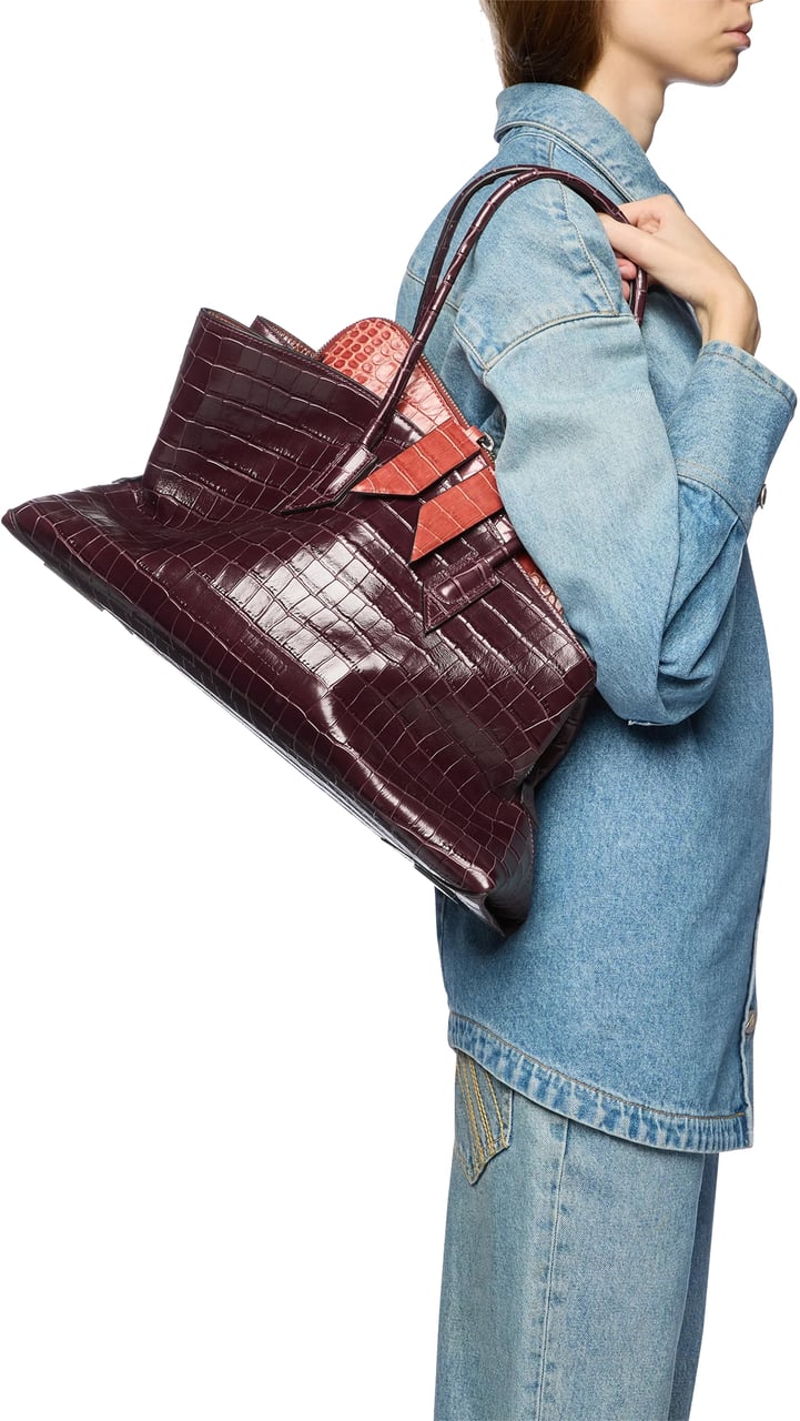 The Attico Le Passeggiata Medium Faded Bordo Rood