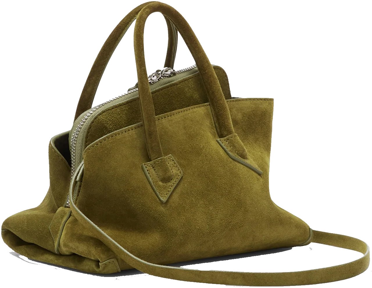 The Attico Le Passeggiata Mini Kaki Groen