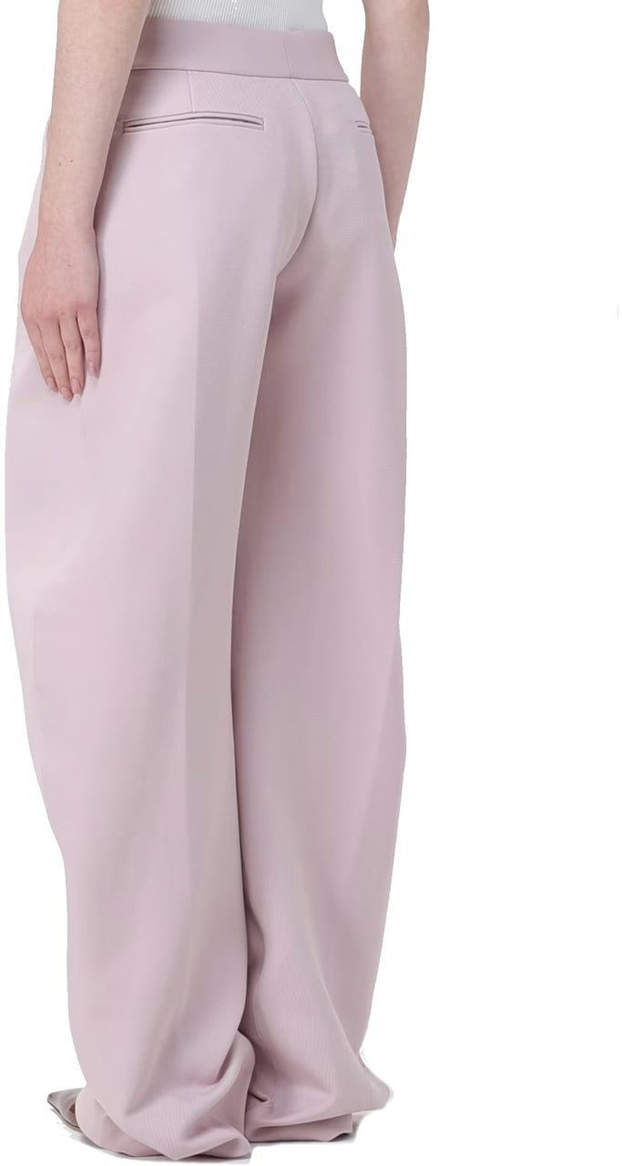 The Attico Wool Blend Taloired Pants Roze