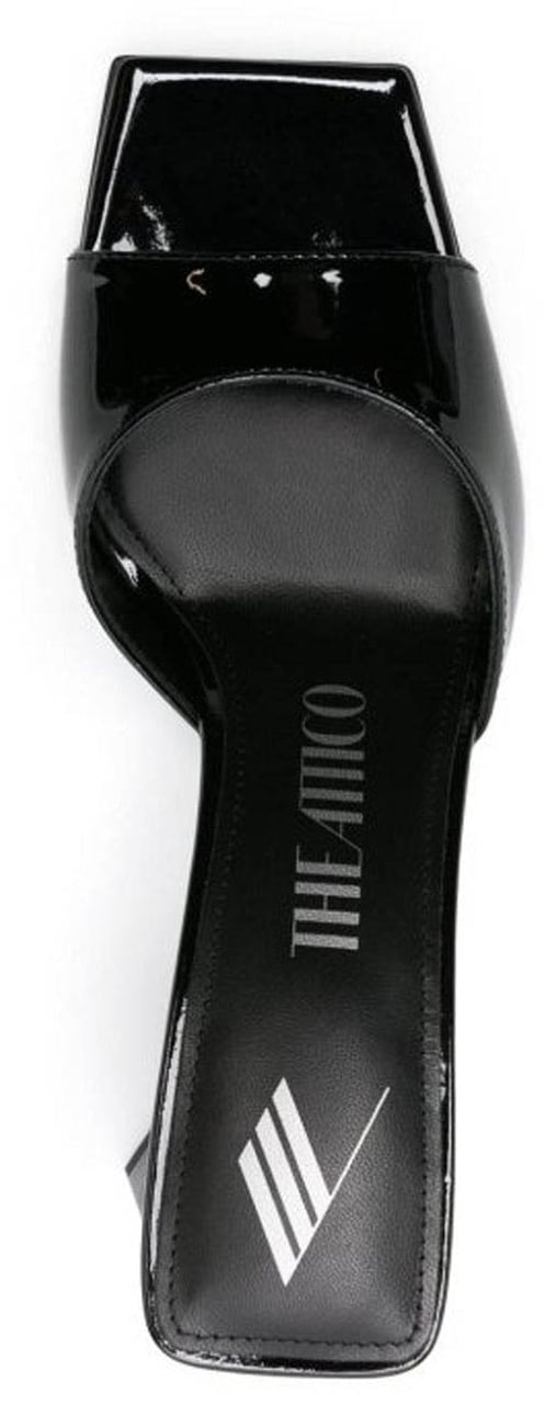 The Attico Mini Devon 85 Leather Sandals Divers
