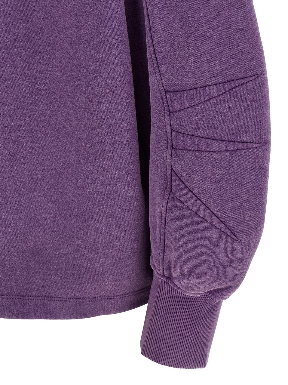 The Attico Purple Cotton Sweatshirt Paars
