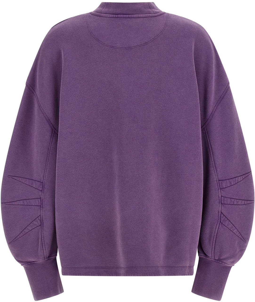 The Attico Purple Cotton Sweatshirt Paars