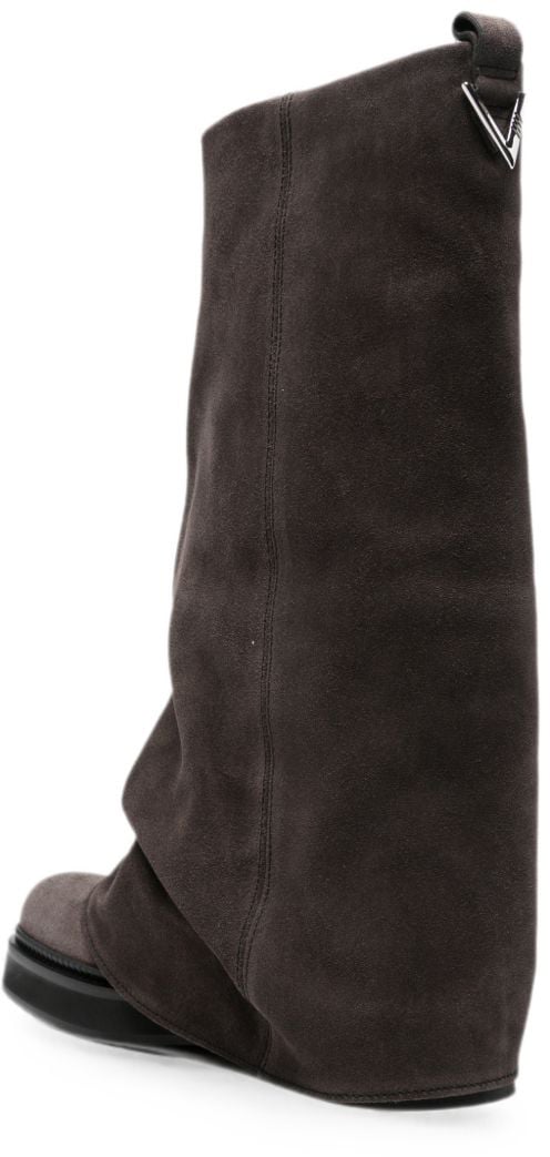 The Attico Boots Grigio Donkergrijs