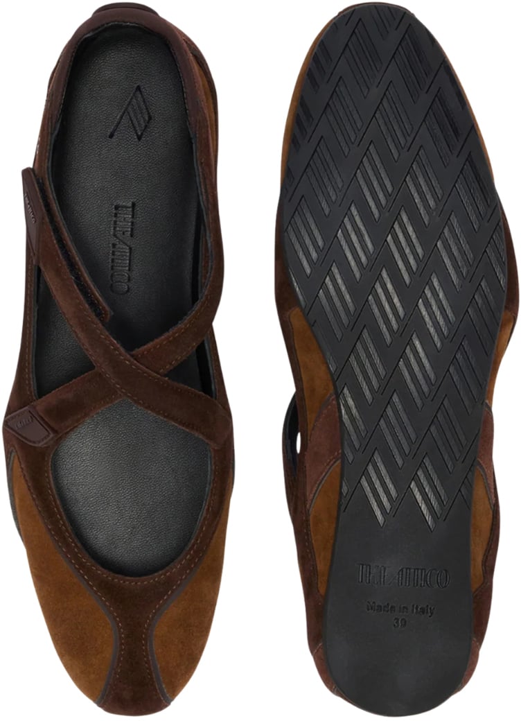The Attico Flat Shoes Marrone Bruin