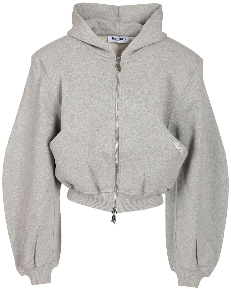The Attico Sweaters Grey Lichtgrijs