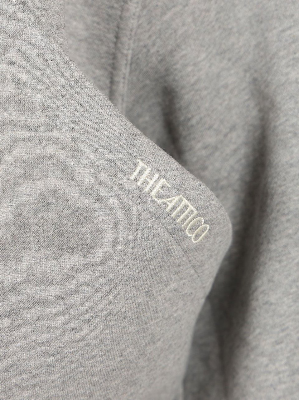 The Attico Sweaters Grey Lichtgrijs
