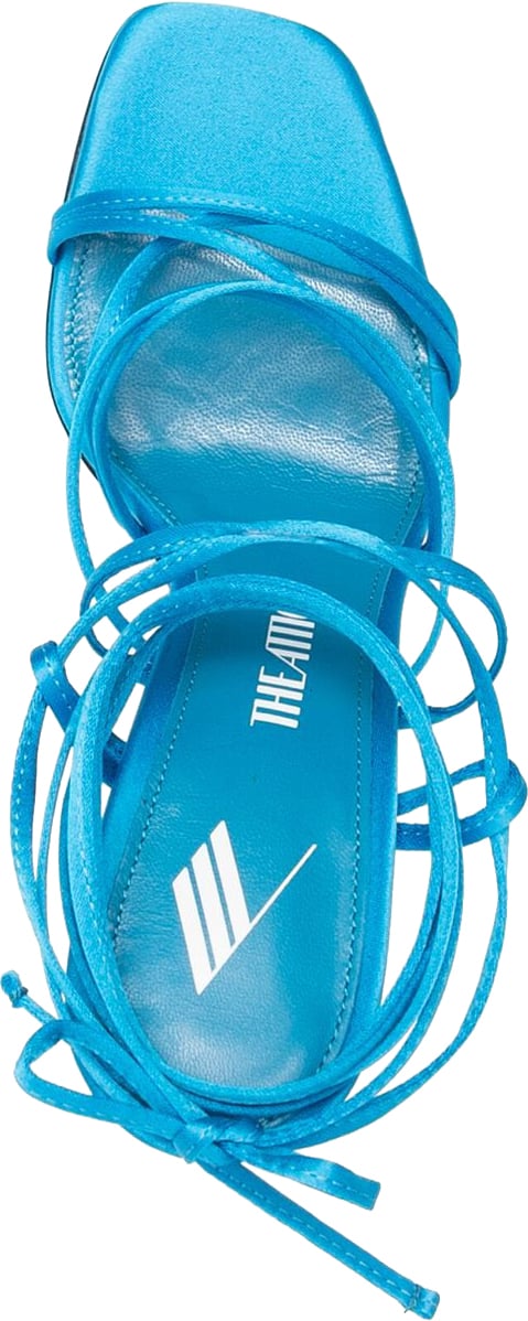The Attico Sandals Clear Blue Cyaan