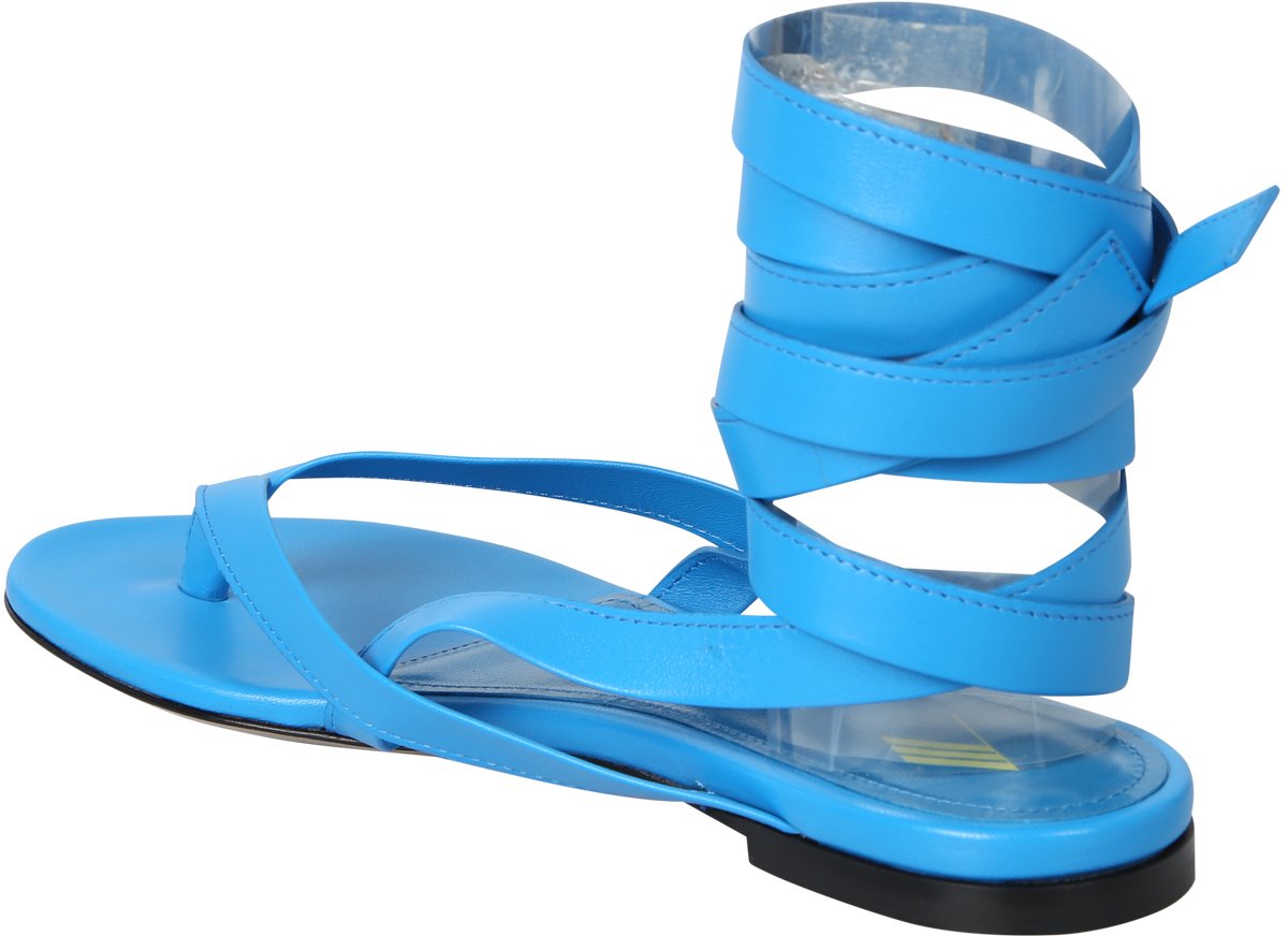 The Attico THE ATTICO Blue Sandals Blauw