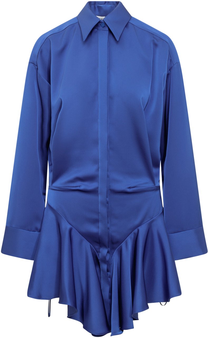 The Attico Abito Midi Candice Blauw