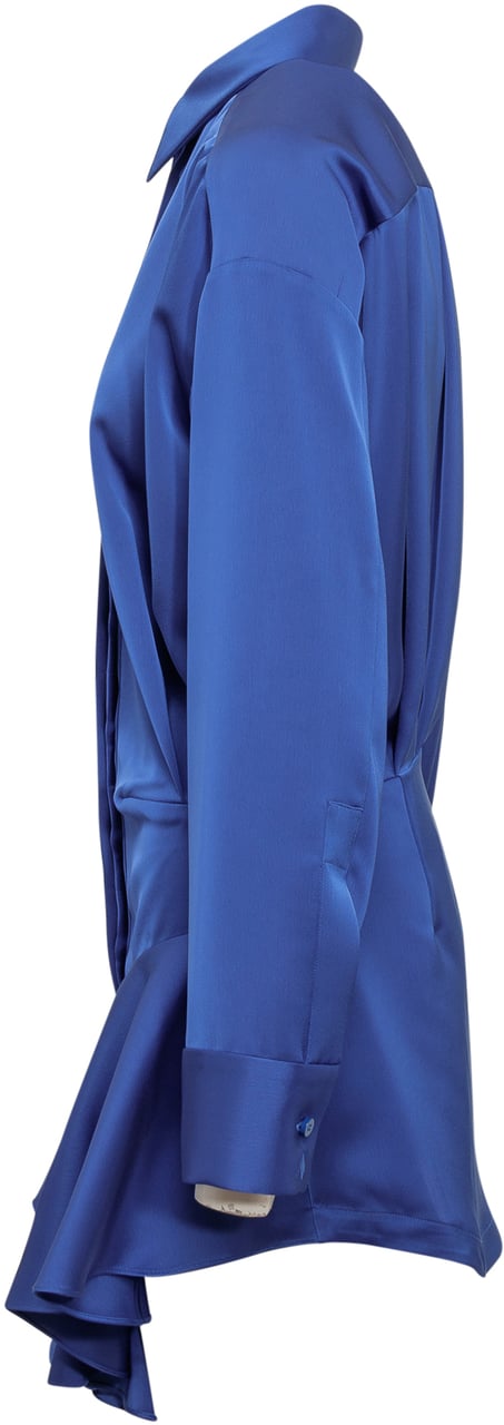 The Attico Abito Midi Candice Blauw