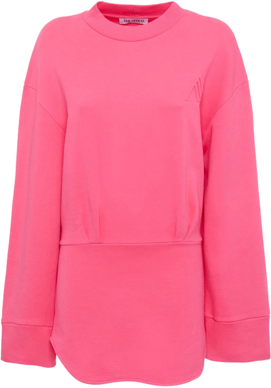The Attico Fuchsia dress with long sleeves Roze