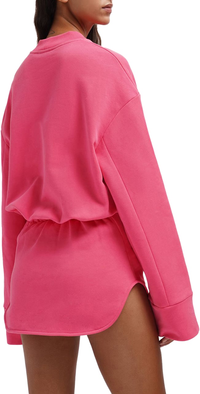 The Attico Fuchsia dress with long sleeves Roze