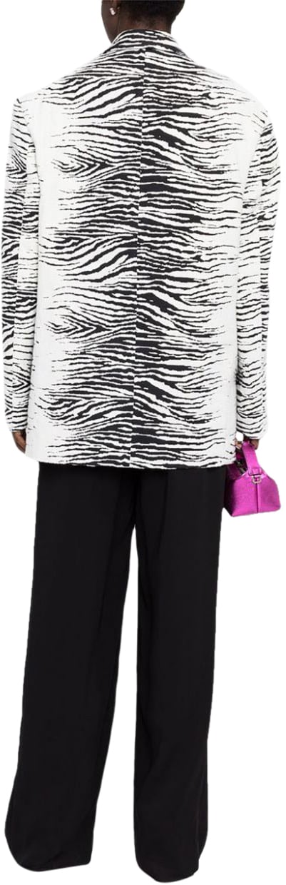 The Attico Jackets White Black Zwart