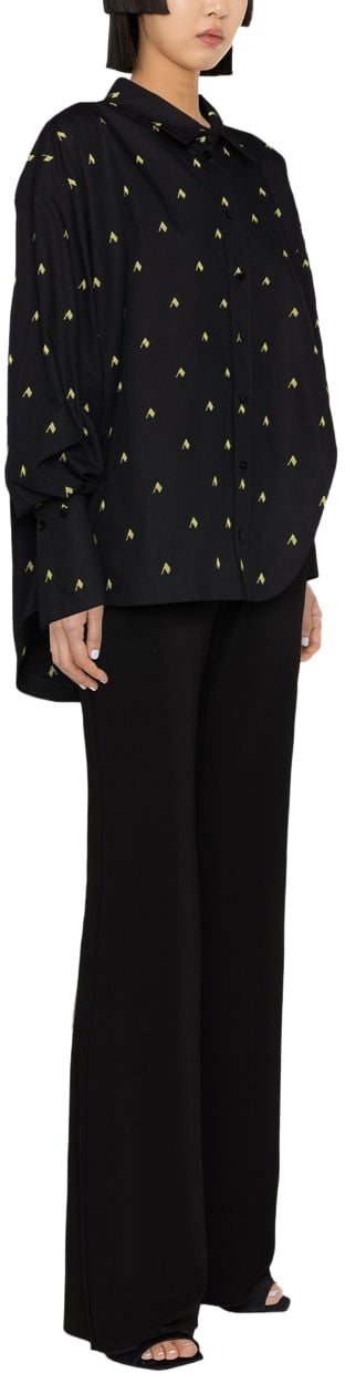 The Attico Shirts Black Zwart