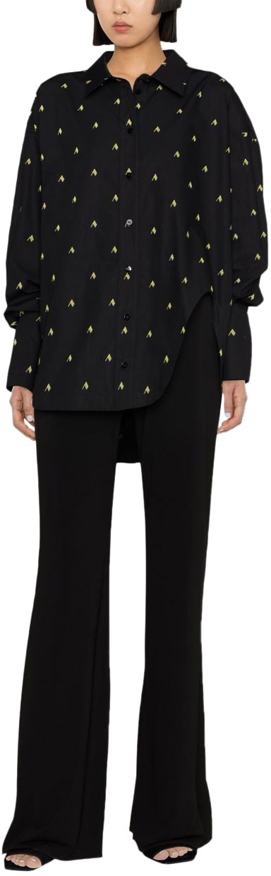 The Attico Shirts Black Zwart