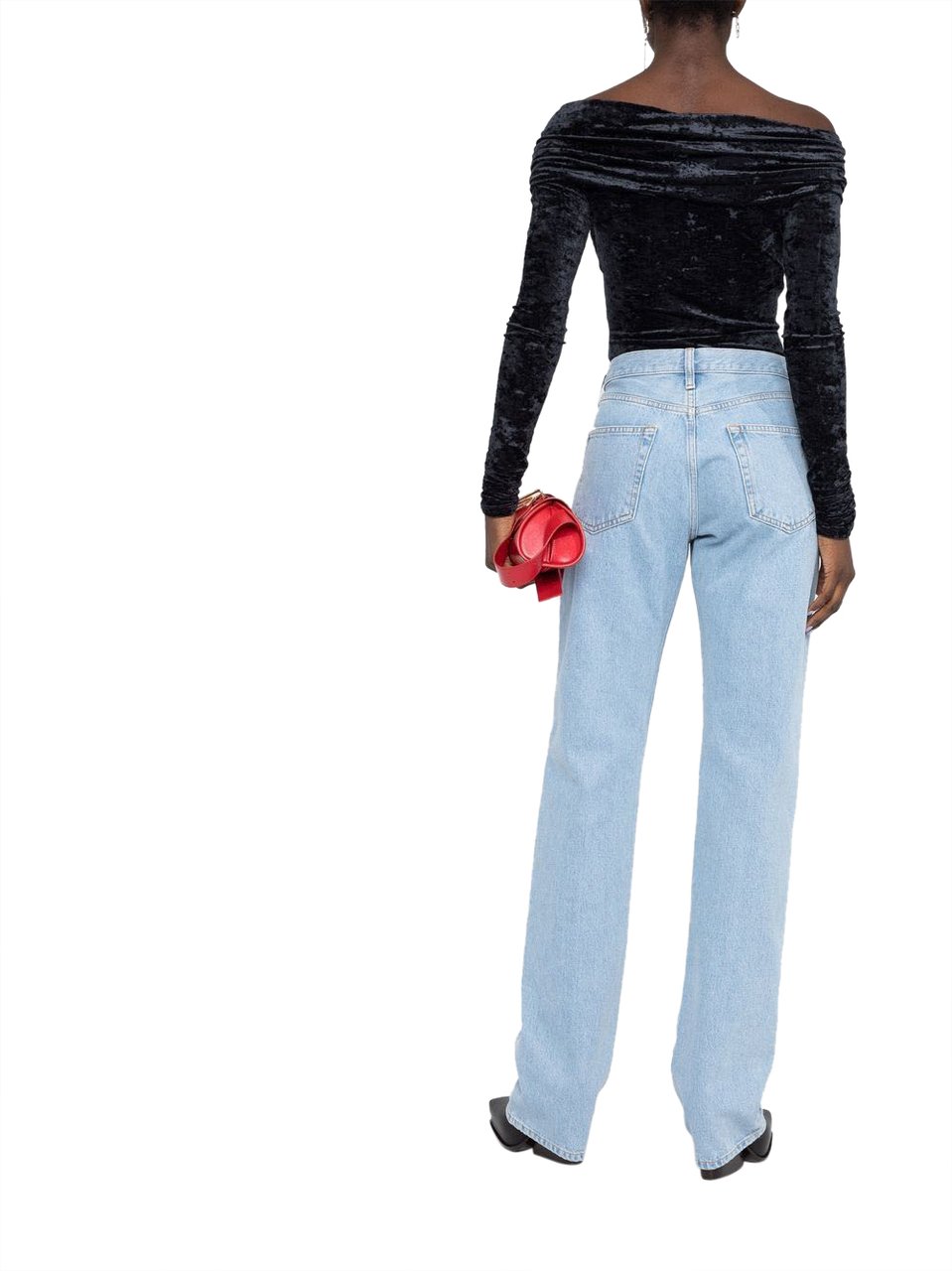 The Attico Jeans Blue Blauw