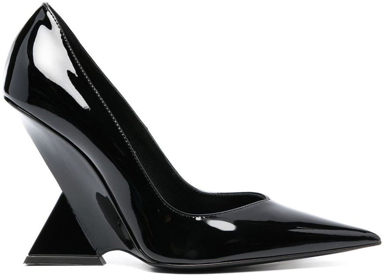 The Attico The Attico Cheope Leather Pumps Zwart