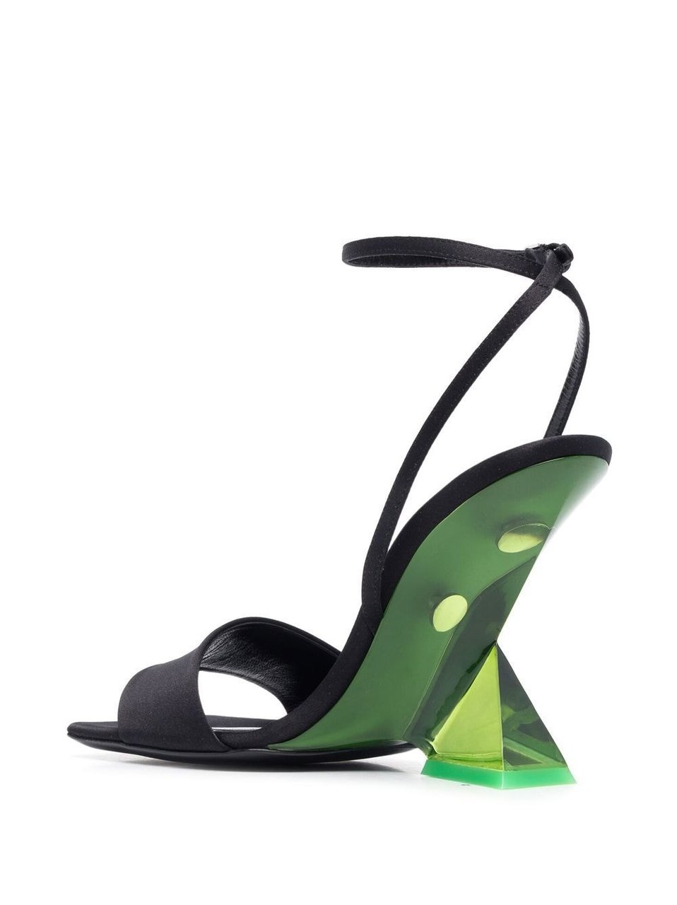 The Attico Sandals Black Pink Zwart