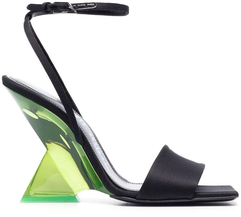 The Attico Sandals Black Pink Zwart