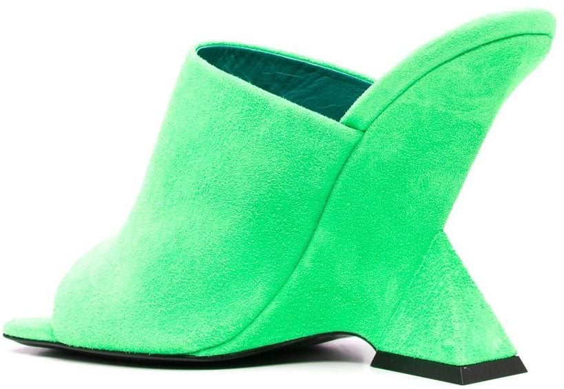 The Attico Sandals Green Groen