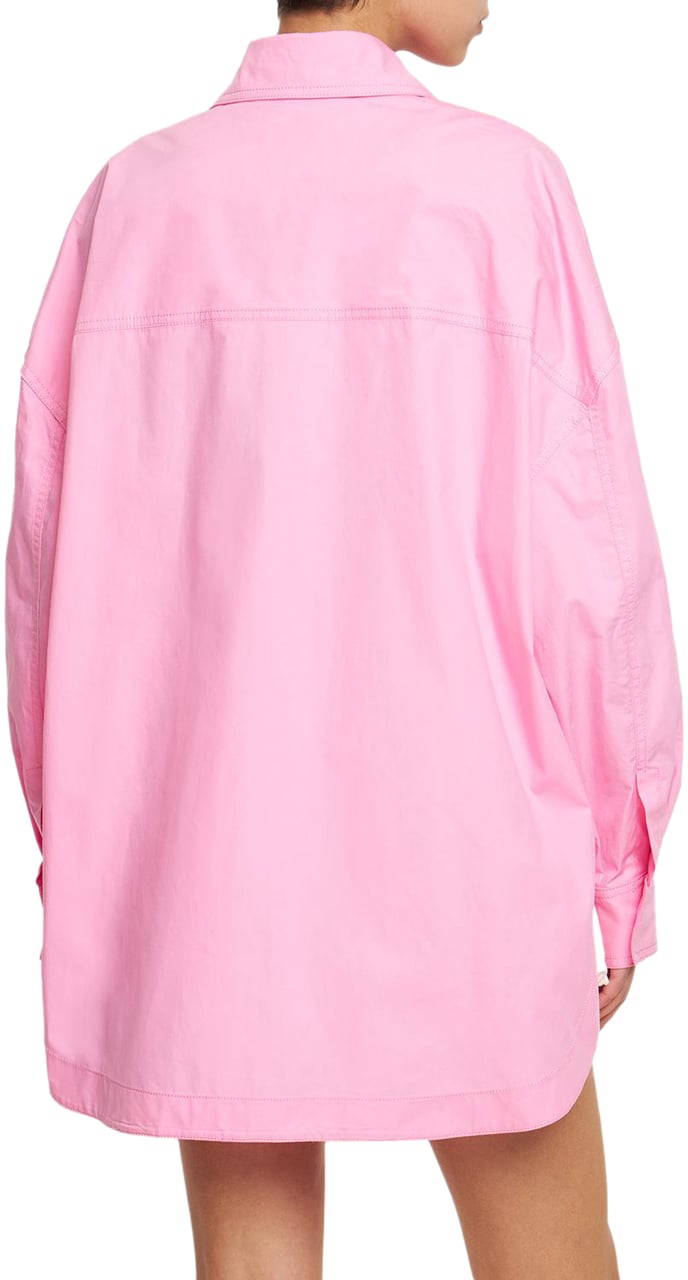 The Attico Elegant pink shirt Roze