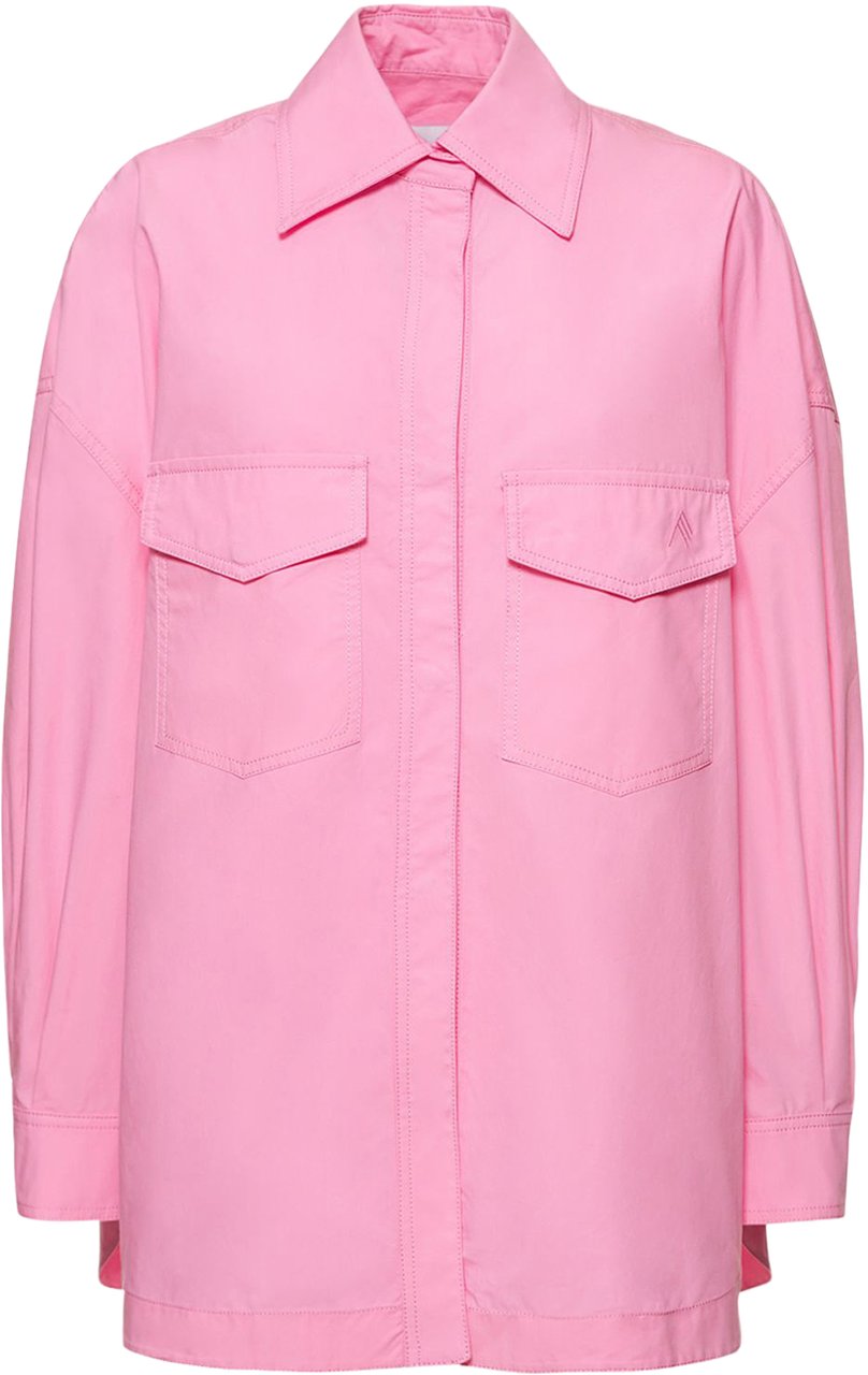 The Attico Elegant pink shirt Roze