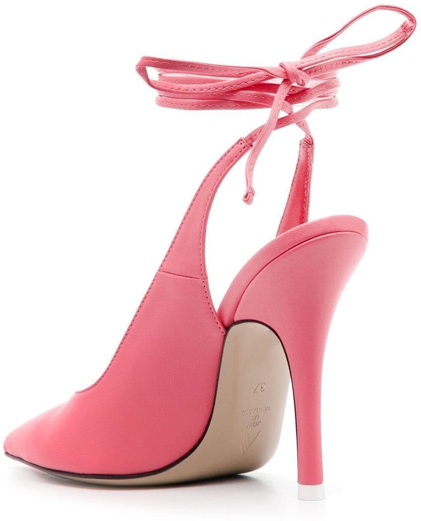 The Attico venus slingback 115mm orange Oranje