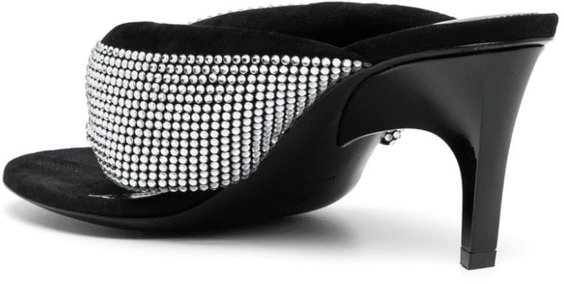 The Attico Sandals Silver Zilver