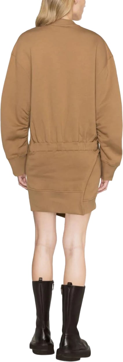 The Attico ivory mini dress beige Beige