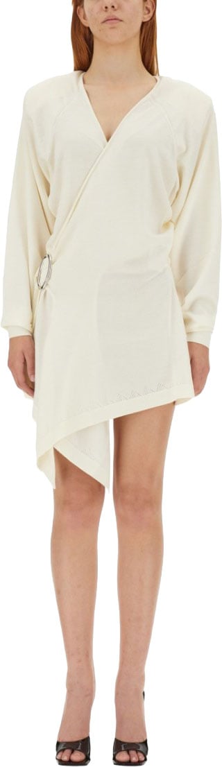 The Attico Hurely Mini Dress Wit