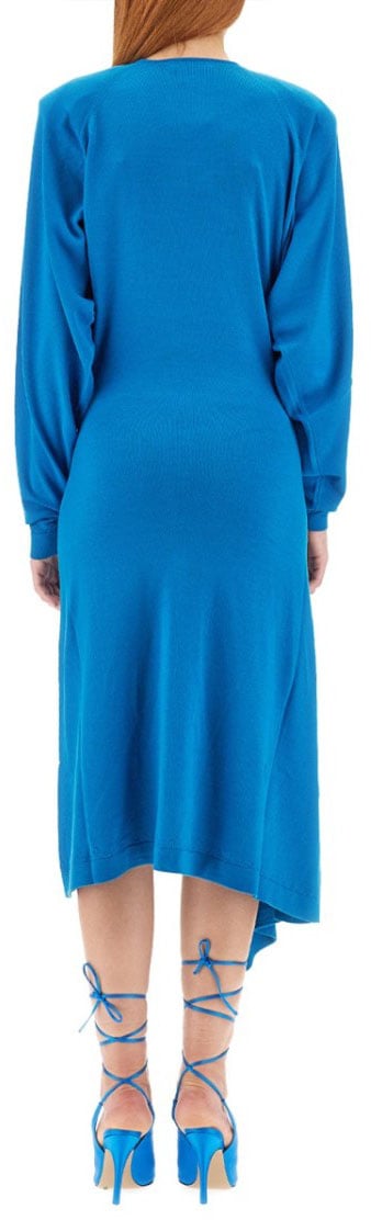 The Attico Atwell Midi Dress Blauw