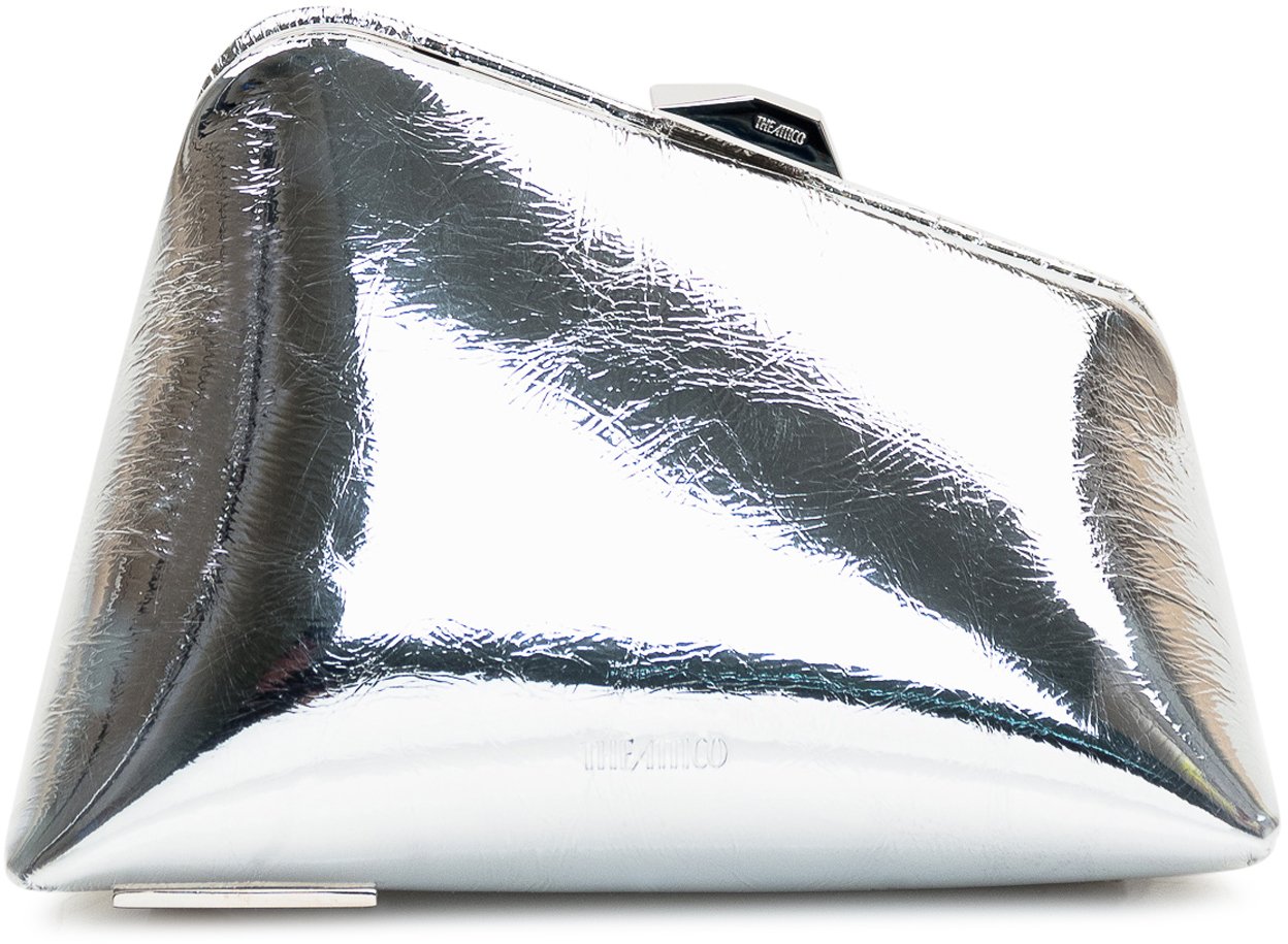 The Attico Clutch Midnight Zilver
