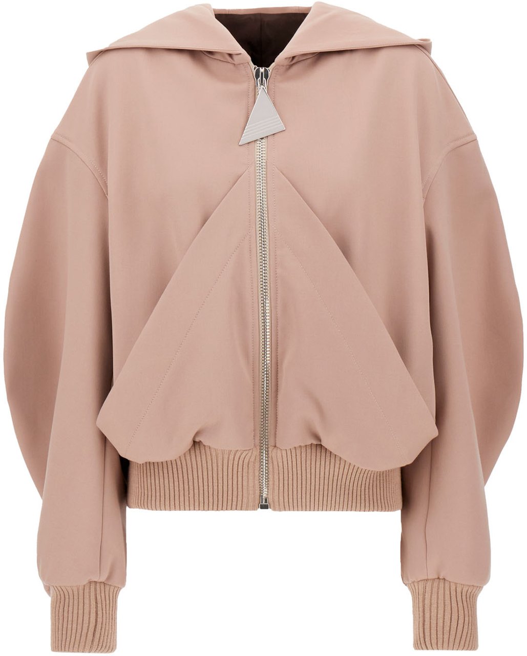 The Attico The Attico Antiqued pink wool oversize bomber Bruin