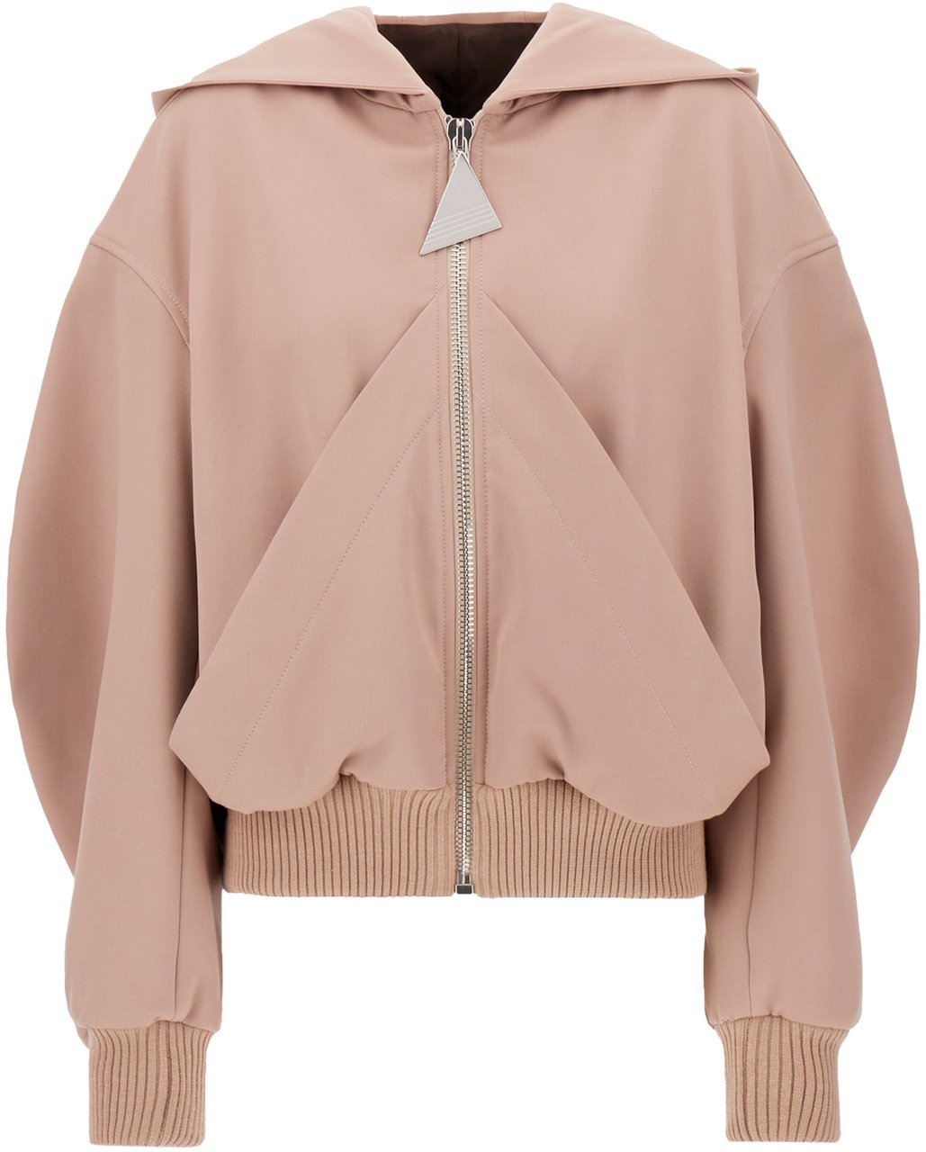 The Attico The Attico Antiqued pink wool oversize bomber Bruin