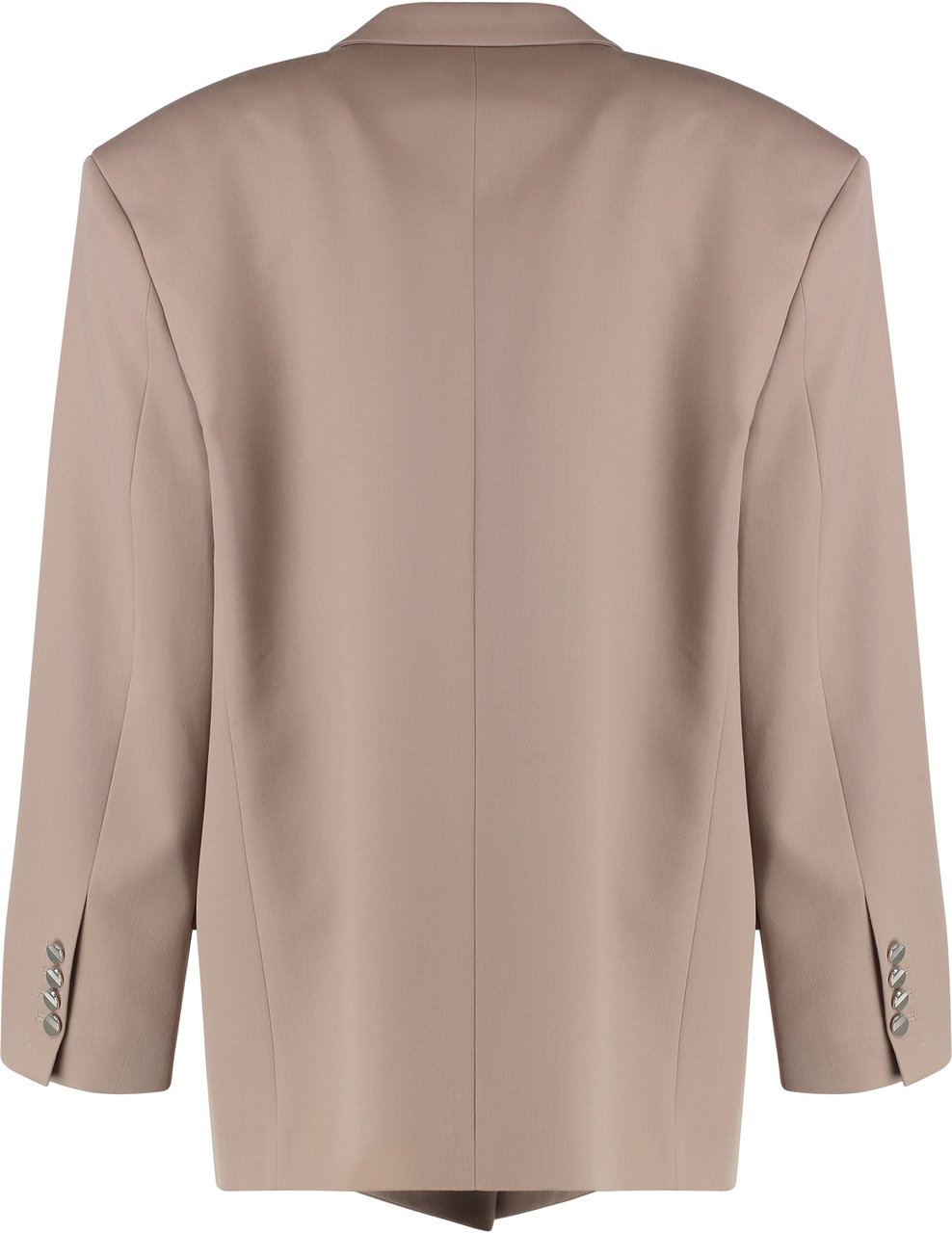 The Attico Single-breasted virgin wool jacket Roze