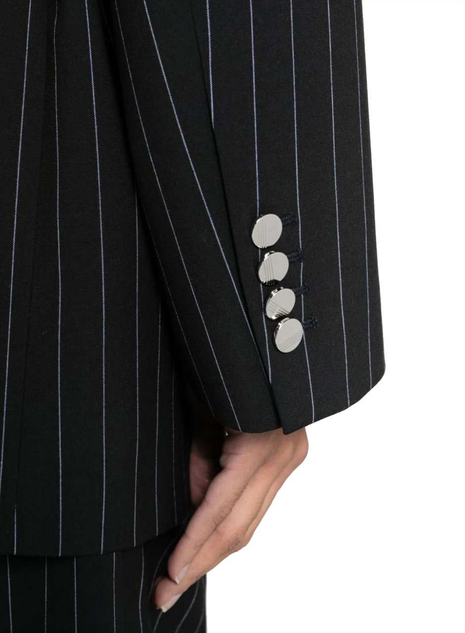 The Attico Glen Blazer - Navy Blue Blauw