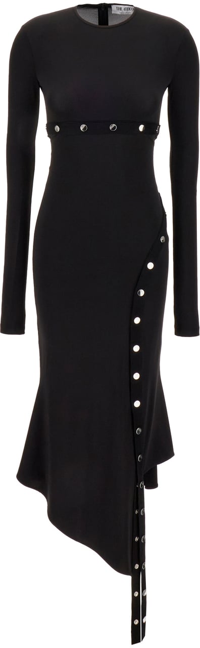 The Attico The Attico Black polyester blend dress Zwart