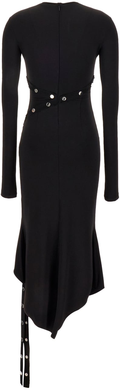 The Attico The Attico Black polyester blend dress Zwart
