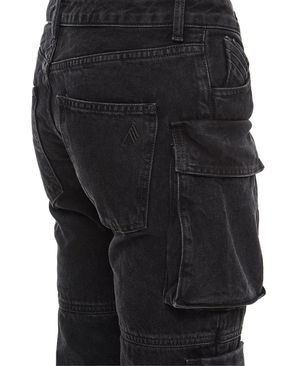 The Attico Cargo Jeans Zwart