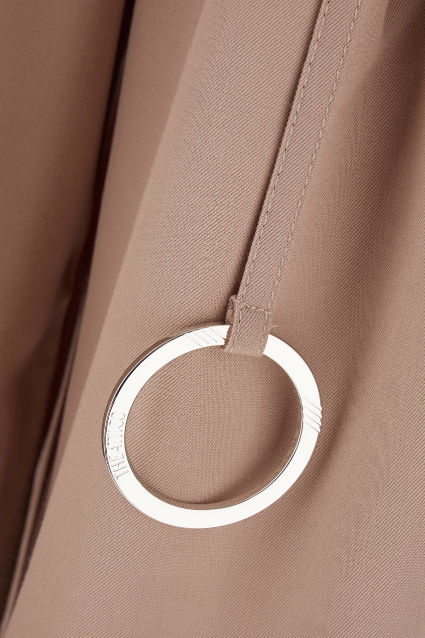 The Attico The Attico Antiqued pink wool pant Beige